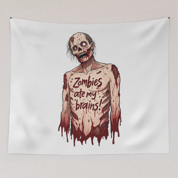 Item preview, Zombies ate my brains  designed and sold by Vintage Designs +.