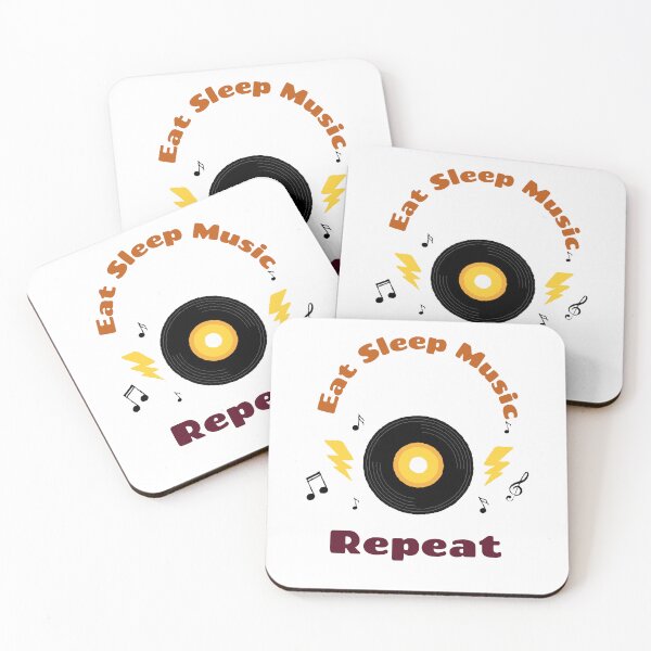 Item preview, Eat sleep music repeat designed and sold by podas.