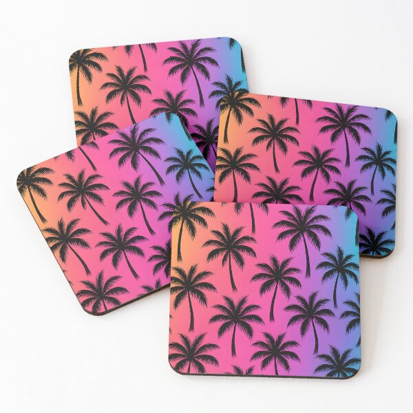 Item preview, Tropical Palm Tree Sunset Gradient Pattern designed and sold by SassyArtistry.