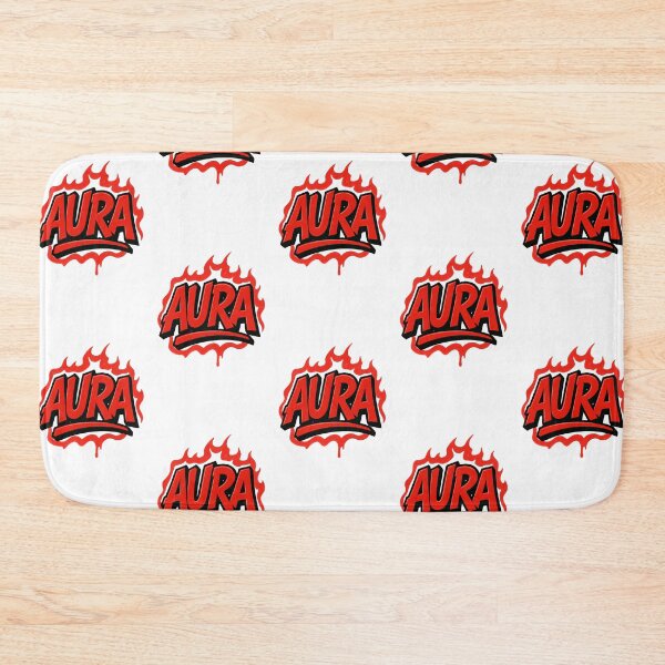 Item preview, Bold Red Graffiti “AURA” Street Art Design designed and sold by DesignsMjB.