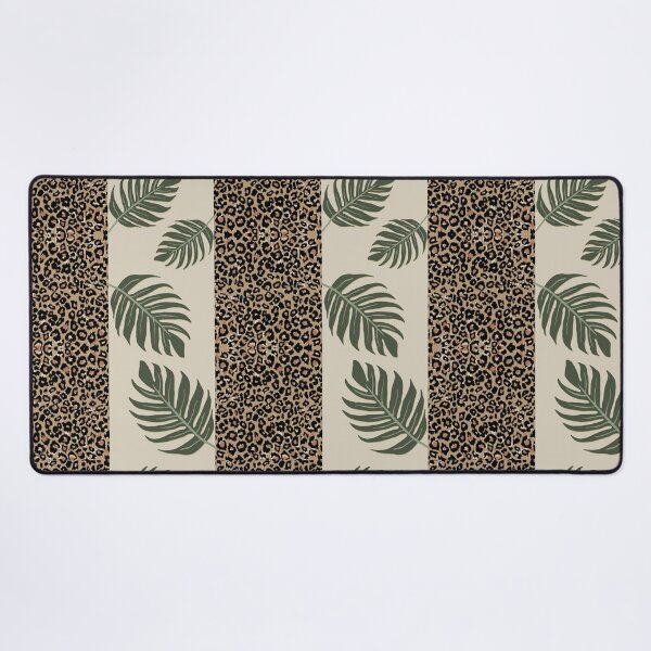 Item preview, Estampado de leopardo y hojas de jungla de Wild Tropics designed and sold by maxifydesigns.