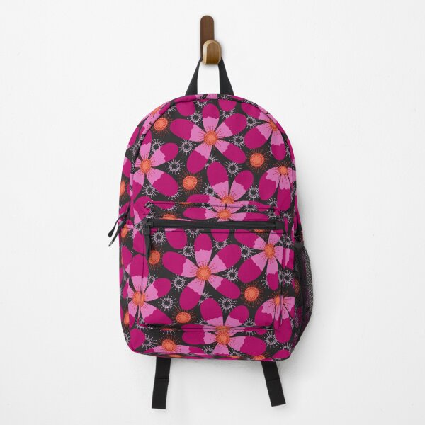 Item preview, Boho tropical cottagecore floral hot pink designed and sold by FrancesPoff.
