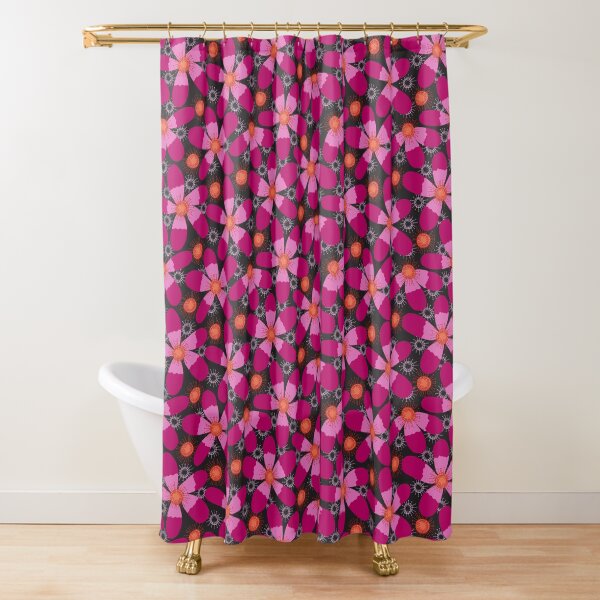 Item preview, Boho tropical cottagecore floral hot pink designed and sold by FrancesPoff.