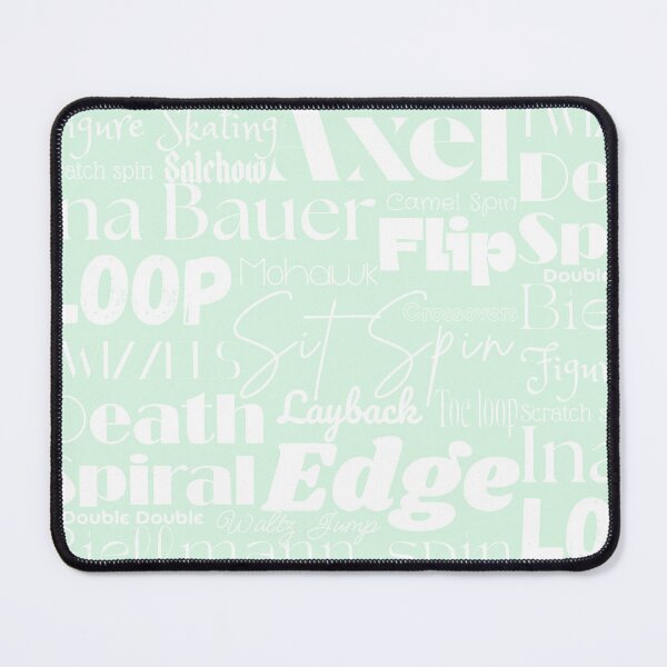 Item preview, Figure Skating Words- Subway Style Print- Mint Green  designed and sold by PD-Skating.