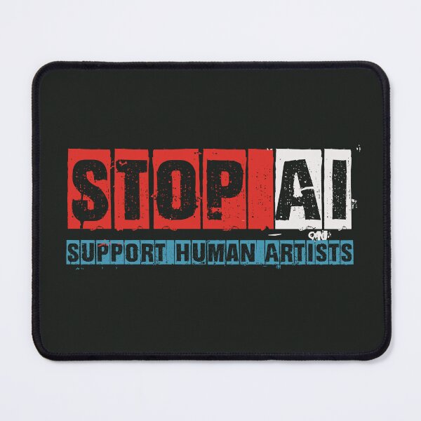 Item preview, STOP AI / Support Human Artists designed and sold by Frank J. Art.