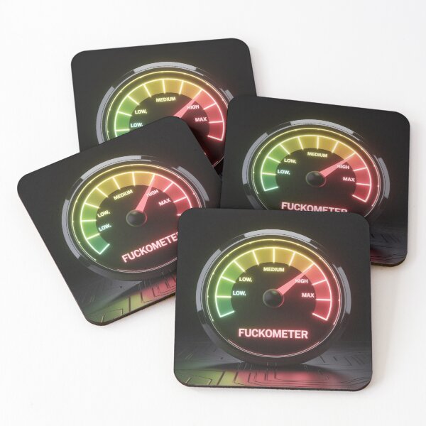 Item preview, Fuckometer – Funny Digital LED Gauge Design designed and sold by Timeless Design.
