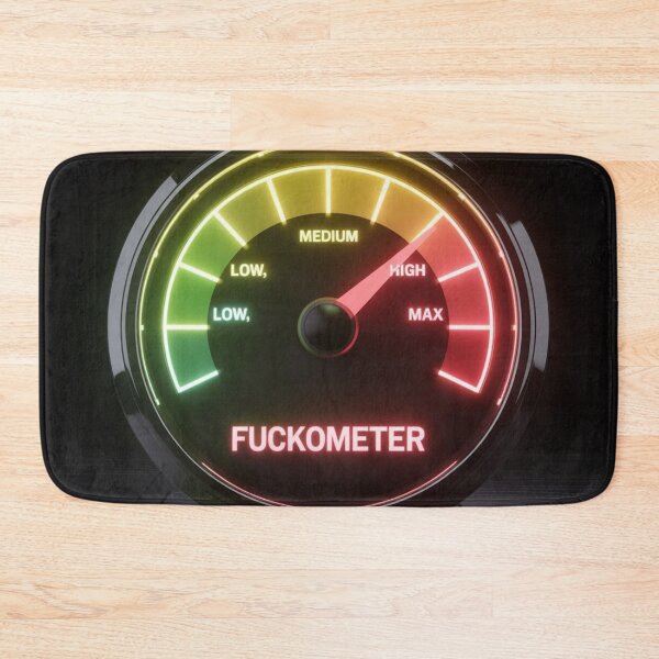 Item preview, Fuckometer – Funny Digital LED Gauge Design designed and sold by Timeless Design.
