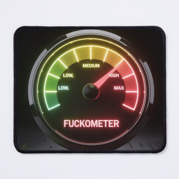 Item preview, Fuckometer – Funny Digital LED Gauge Design designed and sold by Timeless Design.