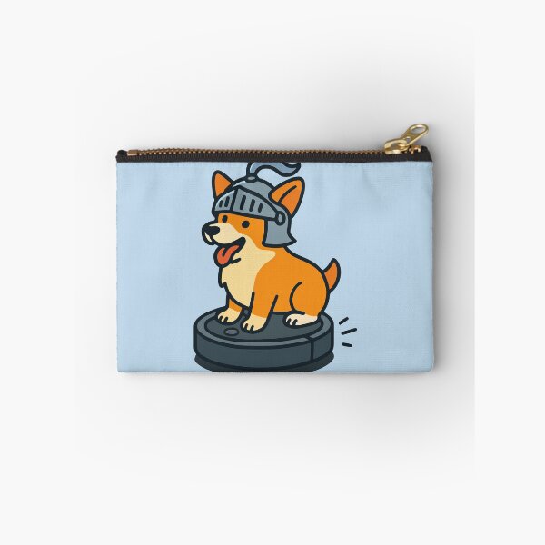 Item preview, Corgi Knight Riding Robot Vacuum  designed and sold by SillyPawsStudio.