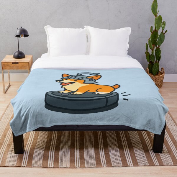 Item preview, Corgi Knight Riding Robot Vacuum  designed and sold by SillyPawsStudio.