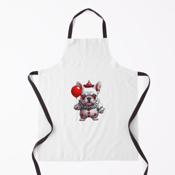 Item preview, French Bulldog dressed as a Halloween clown designed and sold by StormArte.