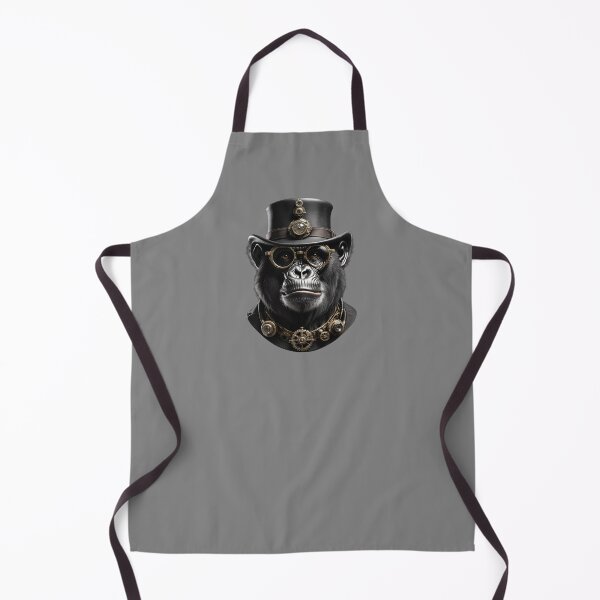 Item preview, Gorilla as steampunk with top hat designed and sold by IHImage.