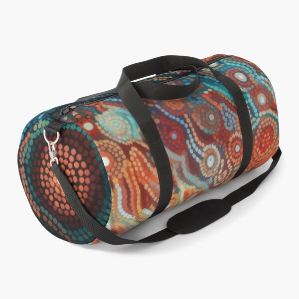 Item preview, Aboriginal Inspired Dot Art - With Arctic And Hot Waves designed and sold by GrinGalore.