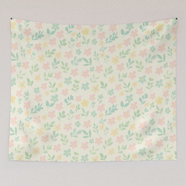 Item preview, Pastel Spring Flowers Seamless Pattern” designed and sold by LSLOOMANDSOUL.