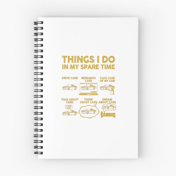 Item preview, Car Guy Gift - Funny Things I Do in My Spare Time T-Shirt for Car Enthusiasts, Mechanics, & Drivers designed and sold by Colorful-Garden.