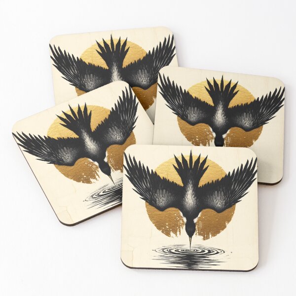 Item preview, Charcoal Bird Diving, Ai Generated Art  designed and sold by ACC .