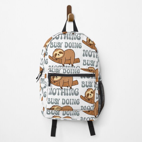 Item preview, Cute Sloth Busy Doing Nothing Funny Lazy Animal Quote designed and sold by graphicnew.