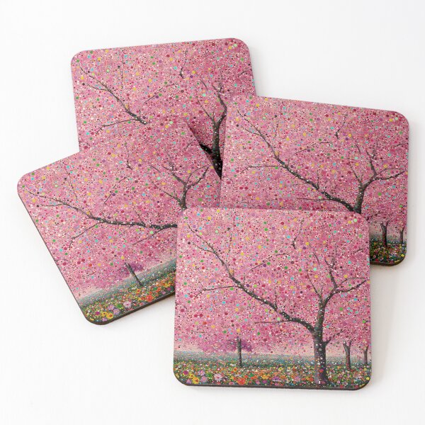 Item preview, Cherry Blossoms Springtime Floral designed and sold by Neika Shimm Designs.