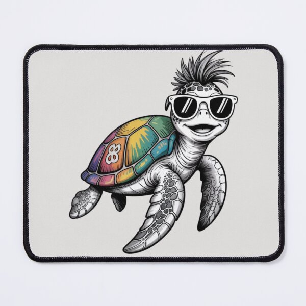 Item preview, A cool sea turtle designed and sold by 123ks.