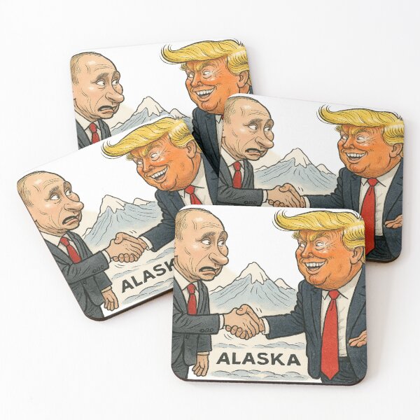 Item preview, Political Satire: Putin and Trump Meeting in Alaska designed and sold by optimusprime39.
