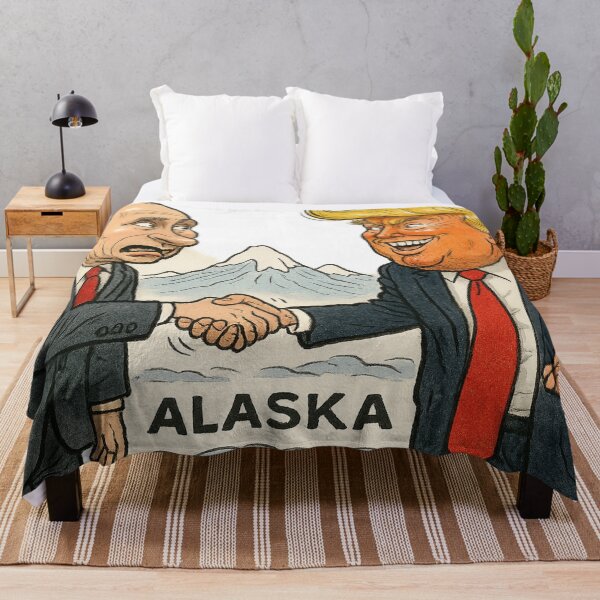 Item preview, Political Satire: Putin and Trump Meeting in Alaska designed and sold by optimusprime39.