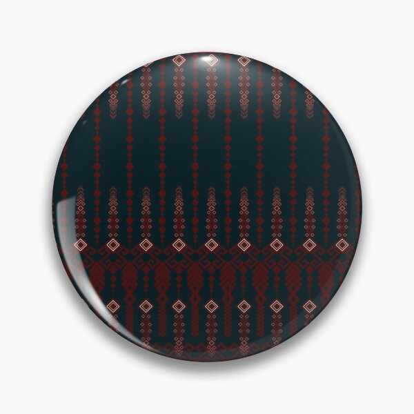 Item preview, Traditional Red and Black Sin Fabric Pattern designed and sold by Dailyprintstyle.