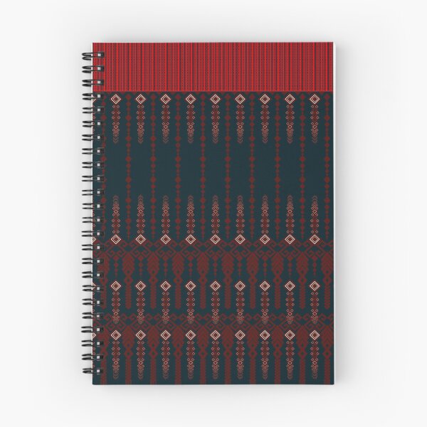 Item preview, Traditional Red and Black Sin Fabric Pattern designed and sold by Dailyprintstyle.