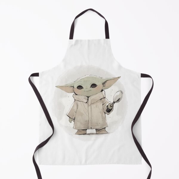 Item preview, BABY YODA WITH MIRROR designed and sold by LIS AND MELIVERSO.
