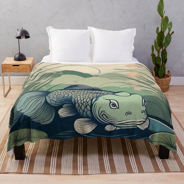 Item preview, Lotus Pond Kappa – Traditional Japanese Folklore Art designed and sold by Vandy Fullam.