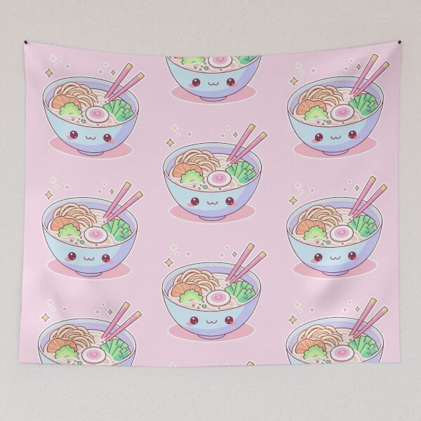 Item preview, Cute Kawaii Ramen Bowl – Adorable Anime Manga Noodle Lover Design designed and sold by Sugar Wisdom .