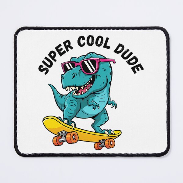 Item preview, Super Cool T-Rex Skater designed and sold by Linework Studio.