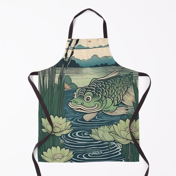 Item preview, Kappa Yokai – Vintage Japanese Mythical Creature Print designed and sold by Vandy Fullam.