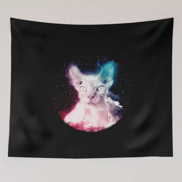 Item preview, Sphynx Cat Shirt Trippy Space Hairless Cat T Shirt designed and sold by cgocgy.