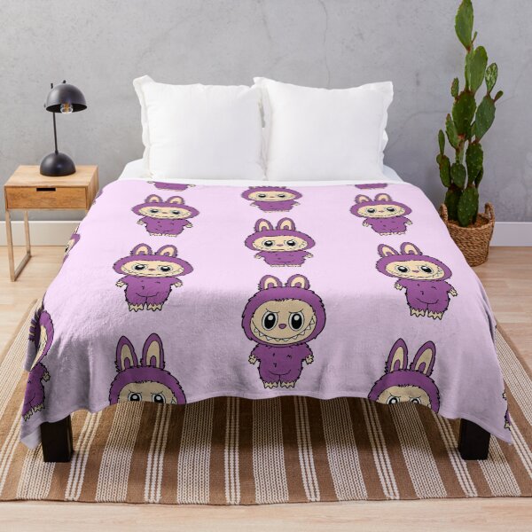 Item preview, “Purple Mischief Labubu – Cute but Creepy Bunny Monster Character” designed and sold by violetteskyart-vioart.