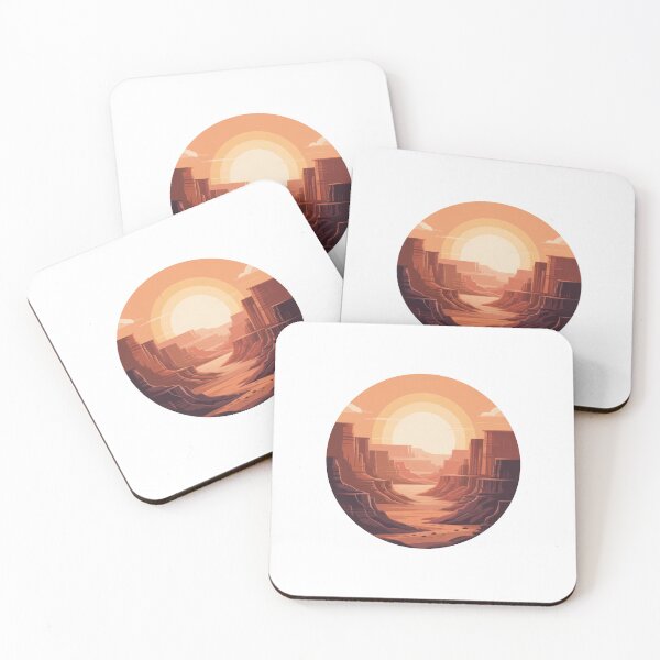 Item preview, Grand Canyon Sunset – Desert Landscape Art designed and sold by ArtByYunus.