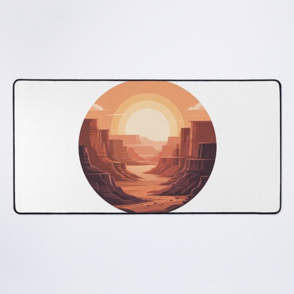 Item preview, Grand Canyon Sunset – Desert Landscape Art designed and sold by ArtByYunus.