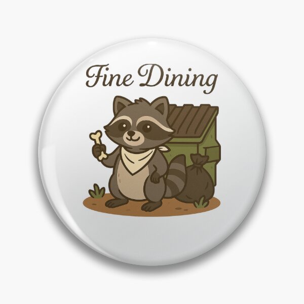 Item preview, Fine Dining Raccoon designed and sold by PixelSproutArt.