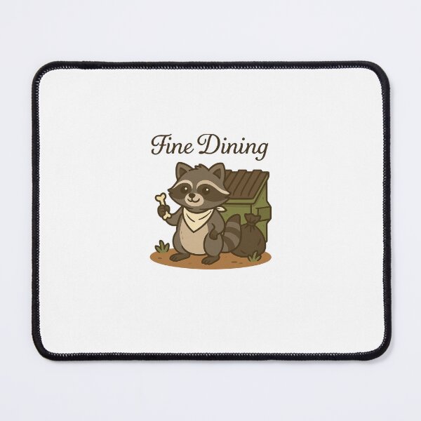 Item preview, Fine Dining Raccoon designed and sold by PixelSproutArt.
