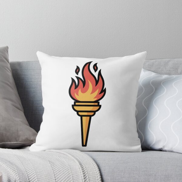 Item preview, Burning Torch Icon – Flame of Freedom designed and sold by ArtByYunus.