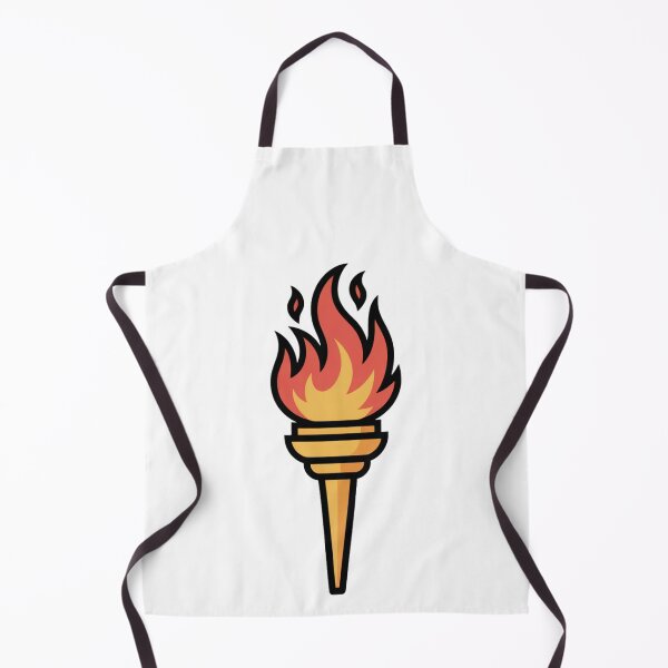 Item preview, Burning Torch Icon – Flame of Freedom designed and sold by ArtByYunus.