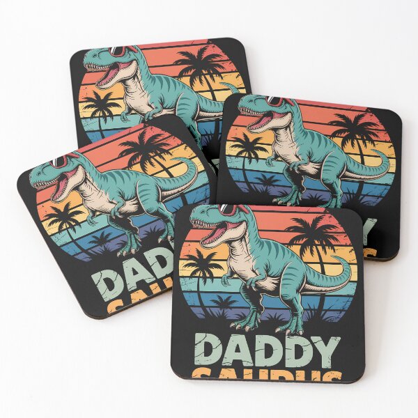 Item preview, Daddy Saurus – Retro Dino Dad T Rex  designed and sold by Belhbib Art ⭐⭐⭐⭐⭐.