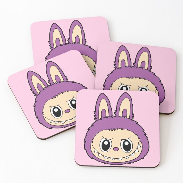 Item preview, “Purple Mischief Labubu Head – Cute but Fierce!” designed and sold by violetteskyart-vioart.