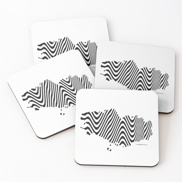 Item preview, Map of Brittany - Black lines designed and sold by AndrewWarps.