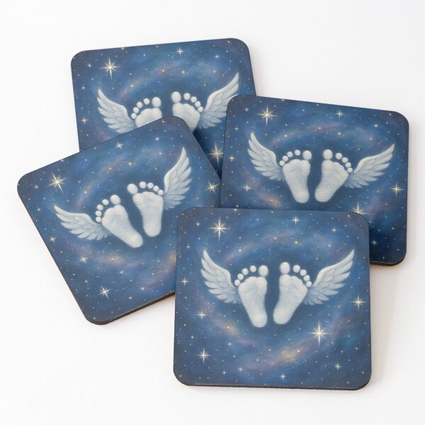 Item preview, Preemie Angel Stars - Micro Footprint Galaxy - NICU Nurse Memorial Gift designed and sold by TONSNAP.