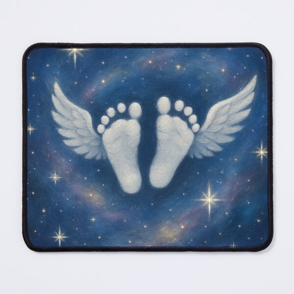Item preview, Preemie Angel Stars - Micro Footprint Galaxy - NICU Nurse Memorial Gift designed and sold by TONSNAP.