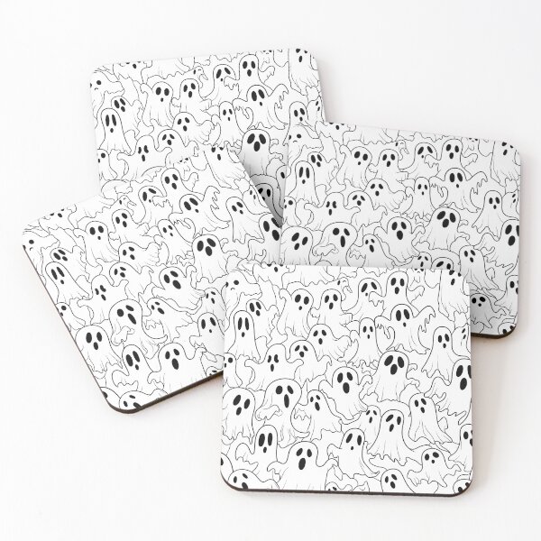 Item preview, Spooky Ghost Pattern | Cute & Funny Halloween Art designed and sold by KHEARAH.
