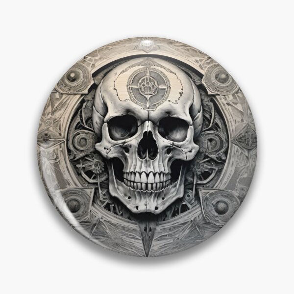 Item preview, Skull skull decorated with frame wood look 3D designed and sold by IHImage.