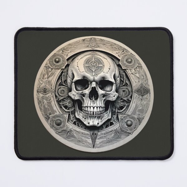 Item preview, Skull skull decorated with frame wood look 3D designed and sold by IHImage.
