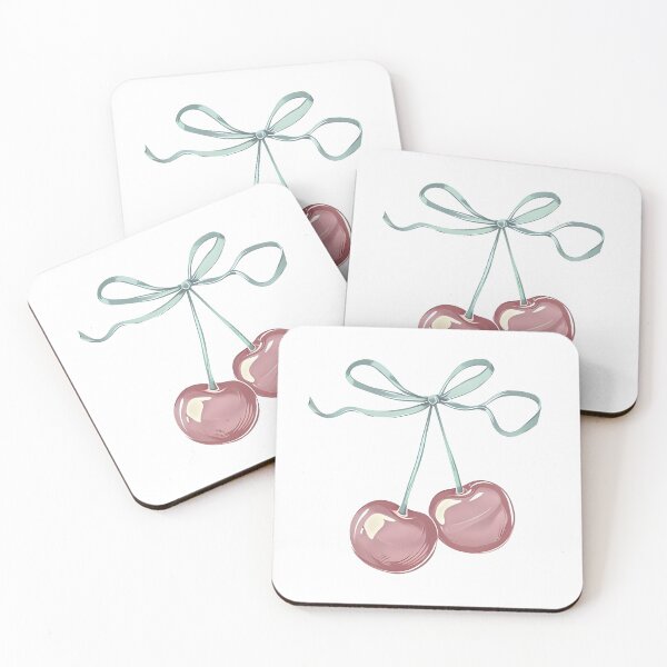 Item preview, Two Cherries – Minimalist Art Print designed and sold by GoxyVision.