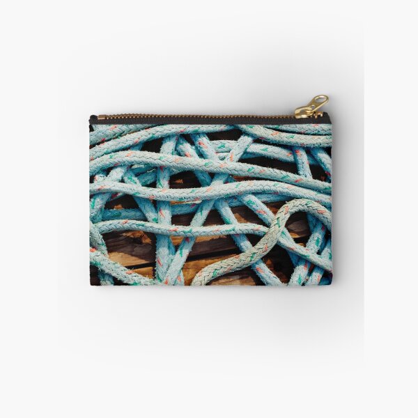Item preview, Coastal Blue Rope Abstract on Fishing Dock designed and sold by Wall Love.